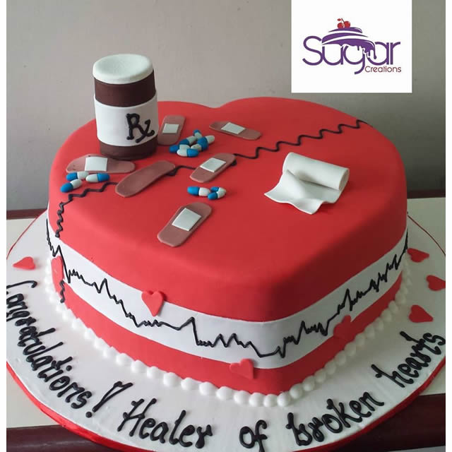 Cake for a cardiologist from Sugar Creations